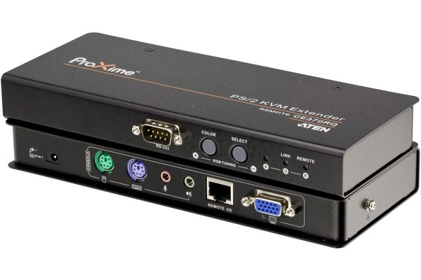 PS/2 VGA KVM Extender with Audio and RS-232 + Deskew (300m)