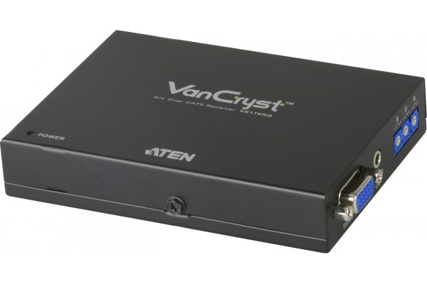 VGA Over Cat5e/6 Audio/Video Receiver with Deskew (300m)