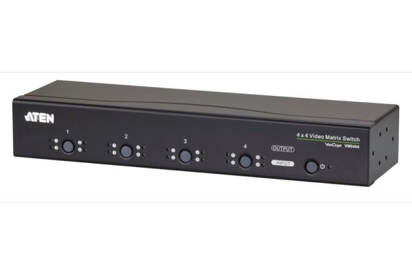 4 x 4 VGA Audio/Video Matrix Switch + RS232