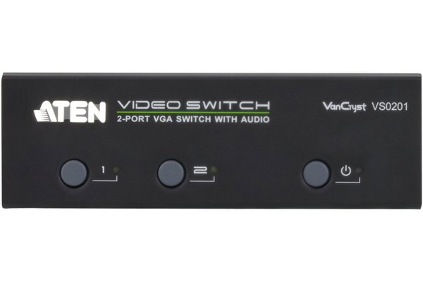 2-Port VGA Switch with Audio & RS-232