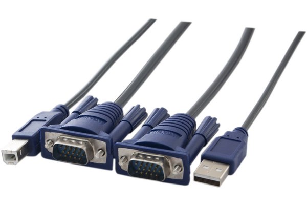 VGA/USB KVM Cord- 1,5 m