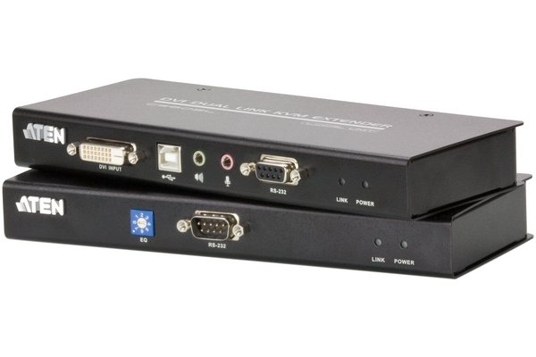 USB DVI KVM Extender with Audio and RS-232 (60m)