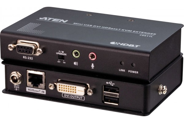 ATEN CE611 Mini USB DVI HDBaseT KVM Extender