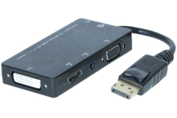 DisplayPort to HDMI/DVI/VGA Converter- 23 cm
