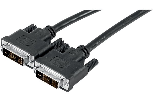 DVI-D Single Link cord 18+1 male/ male- 1m