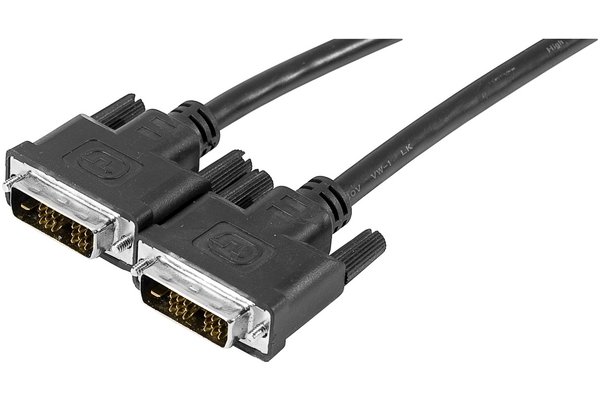 DVI-D Single Link cord 18+1 male/ male- 1.80m