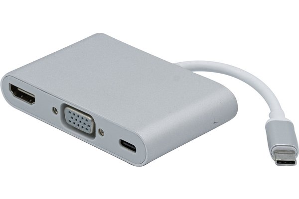 Usb 3.1 type-c to HDMI vga + PowerDelivery 3A  passthrough