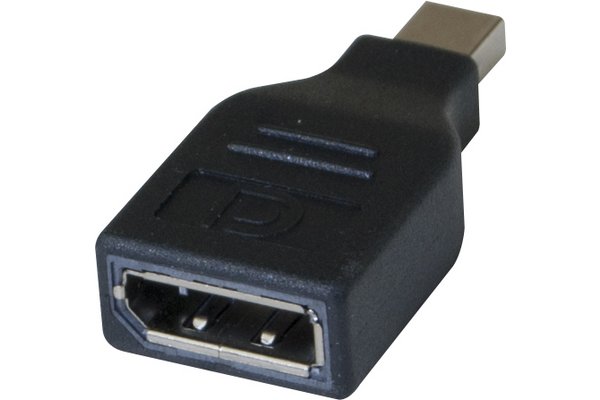 Two directional mini DisplayPort M to DisplayPort F Adapter