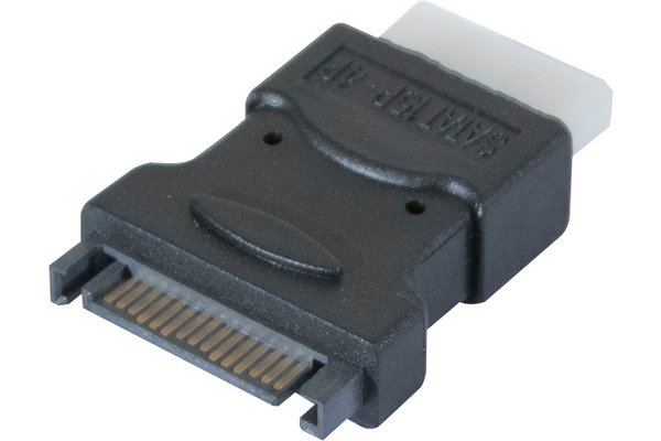 SATA to Molex power adapter without cable