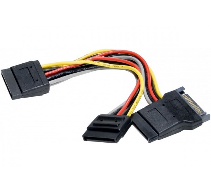 SATA to 3 x SATA power adapter cable- 30 cm