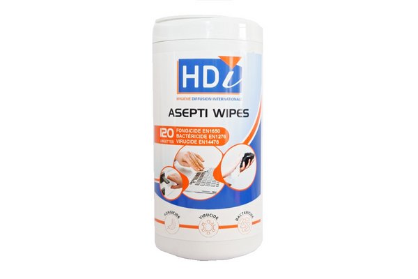 120 Sanitising surface cleaning wipes