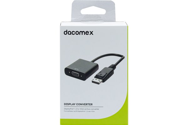 DACOMEX DisplayPort 1.2 to VGA active converter