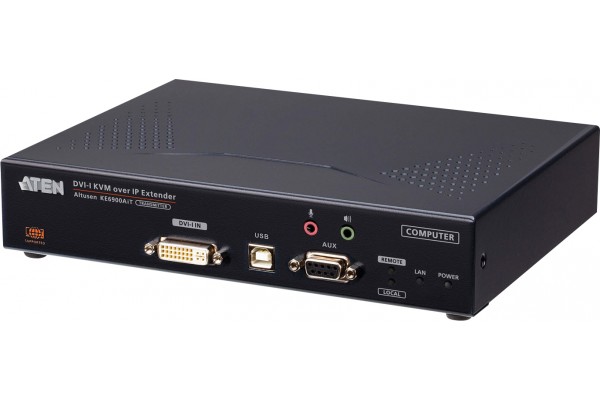 FHD DVI-I KVM over IP Transmitter with Internet Access