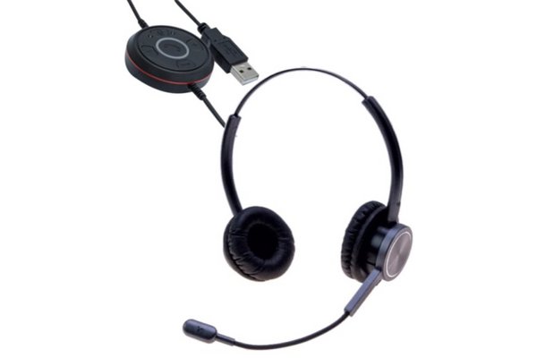 noise cancelling headset Pearl Blue w/ANC binaural