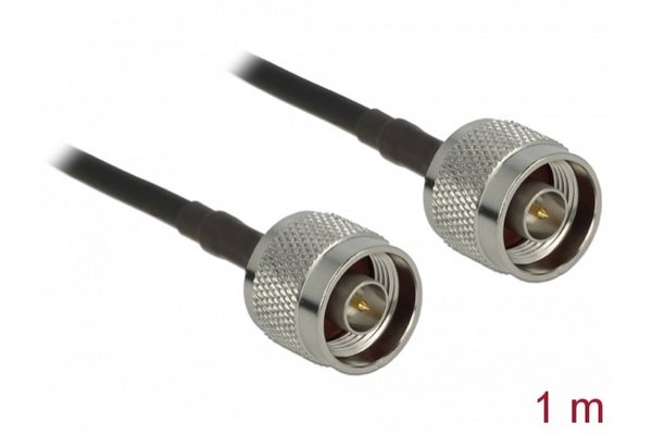 Wireless Antenna Cable with Low Loss N Male to Male - 1m