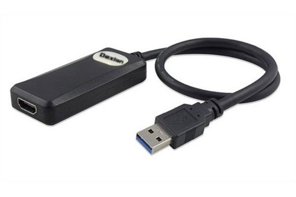 Graphic Card USB-A 3.0 M to HDMI F Adapter Cable