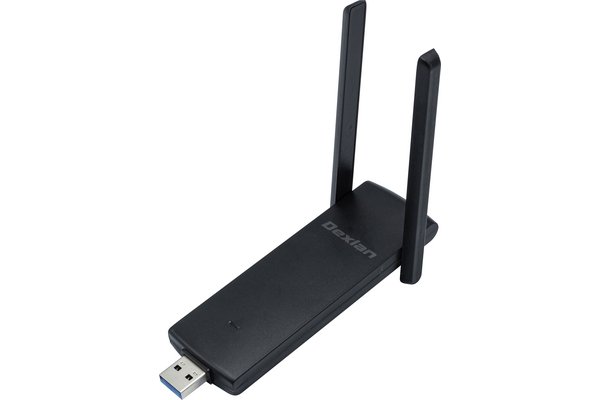 DEXLAN 1200Mbps WiFi 5 AC1200 USB 3.0 W/2x3dBi Roto-Antenna