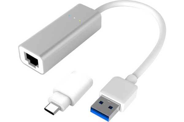 USB3.0 Gigabit Ethernet Converter with USB C Plug