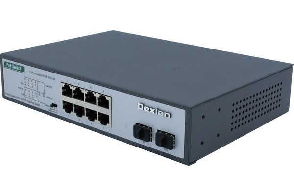 6GE(PSE)+2GE+2G SFP Unmanaged High Power PoE Switch