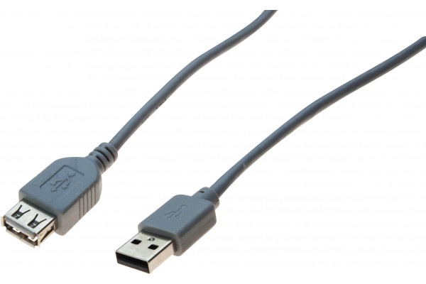 USB2.0 extension cord AA Grey- 5 m