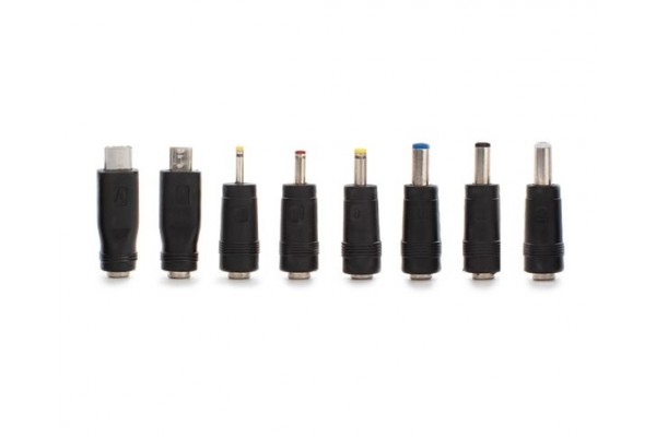 Set of 8 DC universal plugs for 5.5x2.1 plug