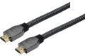DACOMEX HDMI 2.0 Cord metal + braid  eco friendly - 0,5m