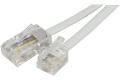 Telephone cord RJ11 to RJ45 White- 5 m