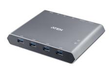 2-Port USB-C 4K DisplayPort KVM Switch w/PD 3.0 100W
