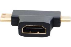 Mini/micro HDMI male to HDMI female adapter
