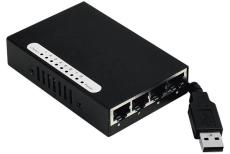 Network mini switch- 8 x 10/100 RJ45 ports- USB powered