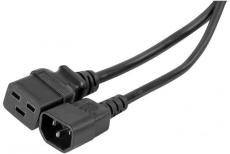 C14 to C19 power cord Black- 2 m