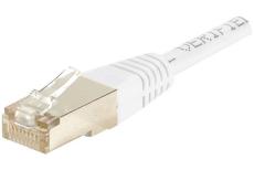 Cat6 RJ45 Patch cable S/FTP white - 0,15 m