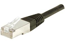 Cat6 RJ45 Patch cable S/FTP black - 0,15 m