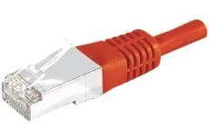 Cat6 RJ45 Patch cable S/FTP red - 0,5 m