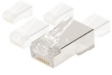 Modular Plug RJ45 Cat.5e FTP for Solid Wire cable Bag of 10