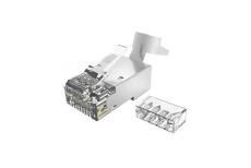 Modular Plug RJ45 Cat.6a FTP for Solid Wire cable- Bag of 5