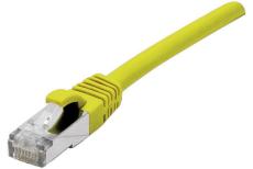 Cat6 RJ45 Patch cable F/UTP PVC ecofriendly yellow - 0.3m