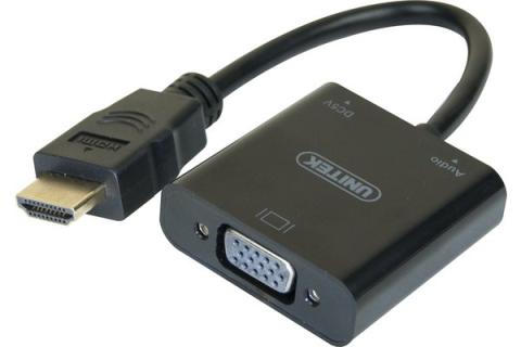 HDMI to VGA Converter with Audio- 15 cm