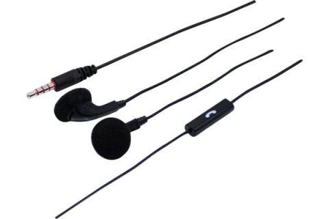 Entry-line Stereo earphones with 3,5-mm Jack- Black