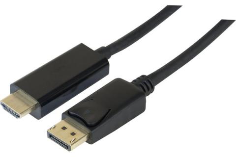 Displayport 1.2 m to hdmi 1.4 m cable - 3 m