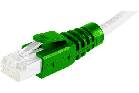 Sleeves for RJ45 Plug with clips- Bag of 10 Green