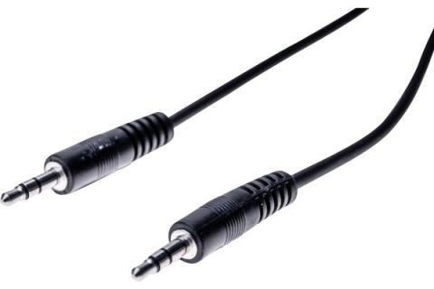 Audio cord 3.5-mm jack male/male- 3 m