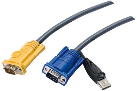 KVM CABLE  SPHD 15 M/1 USB M/ HDB15 M - 1,80 METER