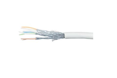 S/FTP cat.6a stranded-wire cable Grey- 100 m