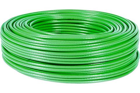 F/UTP cat.6 stranded-wire cable Green- 100 m