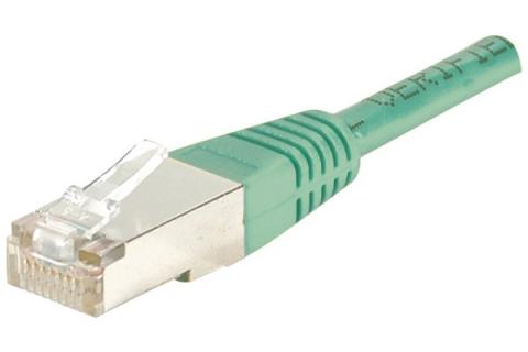 Cat5e RJ45 Patch cable F/UTP green - 1 m