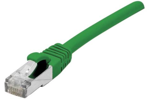 Cat6 RJ45 Patch cable F/UTP LSZH snagless green - 0,5 m