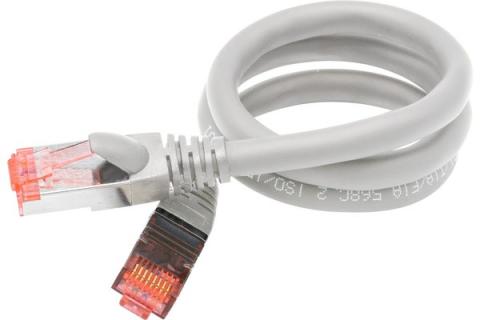 Ultra Flex Cat6A Patch cable U/FTP PVC Grey - 1m