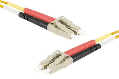 LC-UPC/LC-UPC duplex HD multi OM2 50/125 Fiber patch cable orange - 10 m