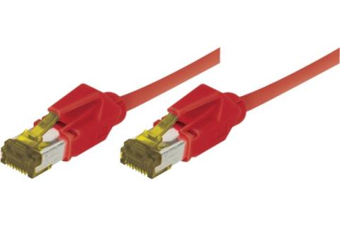 RJ45 Patch on Cat7 cable S/FTP LSZH snagless red - 15 m